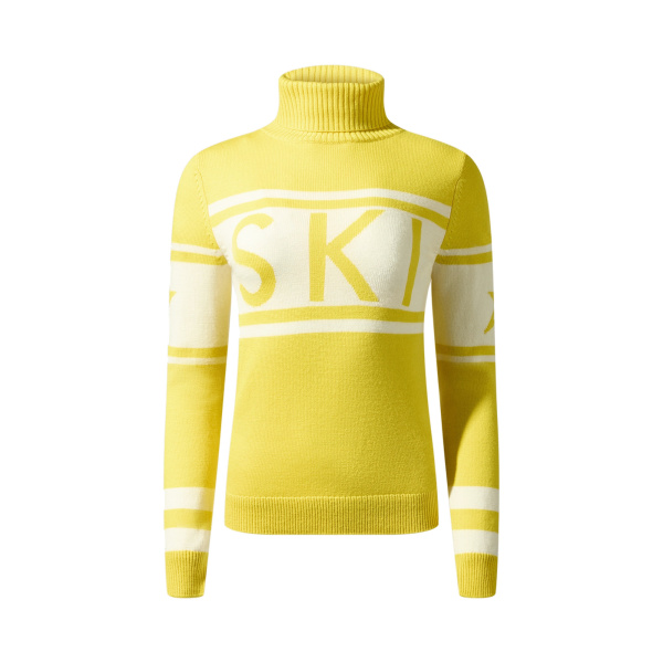 Perfect Moment Schild Merino Wool Sweater in Diamond Yellow | Sweaters | Luxury Shoes 