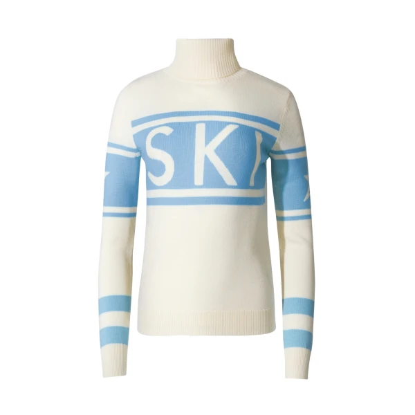 Perfect Moment Schild Merino Wool Sweater in Sky Blue | Sweaters | Luxury Shoes 
