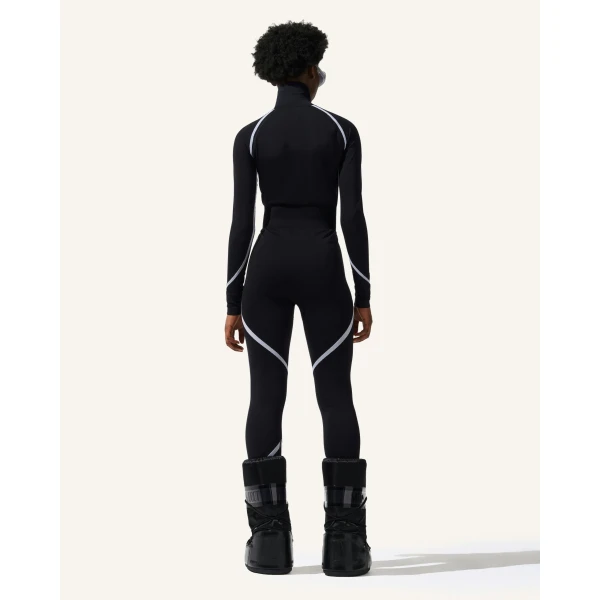 Perfect Moment Seamless Base Layer Jumpsuit in Black, view 3 | Jumpsuit | Luxury Shoes 