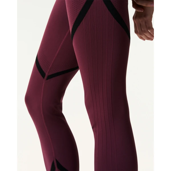Perfect Moment Seamless Base Layer Jumpsuit in Burgundy, view 6 | Jumpsuit | Luxury Shoes 