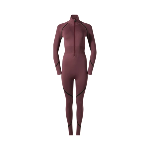 Perfect Moment Seamless Base Layer Jumpsuit in Burgundy | Jumpsuit | Luxury Shoes 