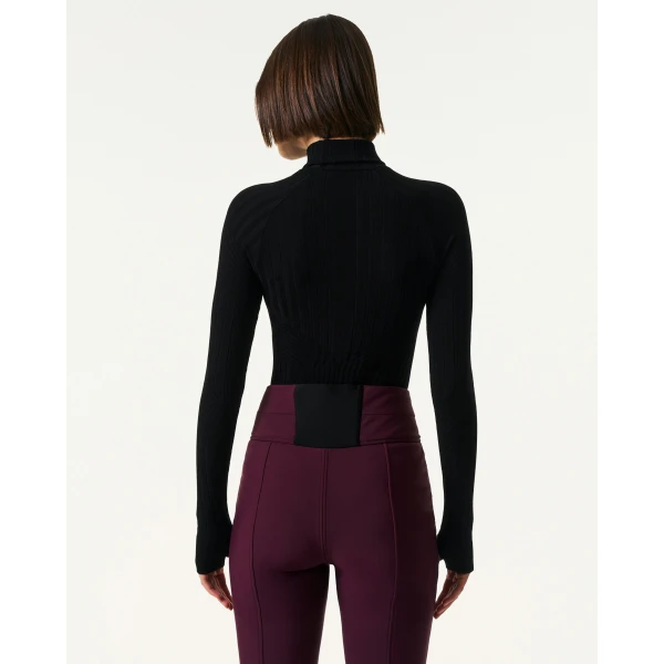 Perfect Moment Seamless Bodysuit in Black, view 5 | Bodysuit | Luxury Shoes 