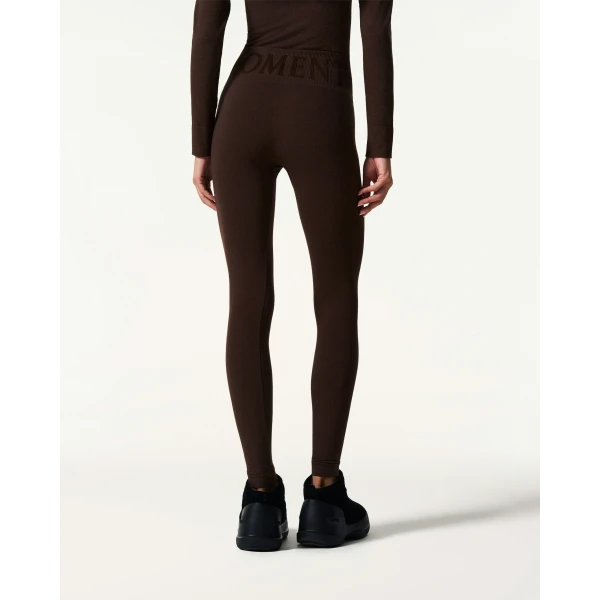 Perfect Moment Seamless Thermal Legging in Brown, view 4 | Leggings | Luxury Shoes 