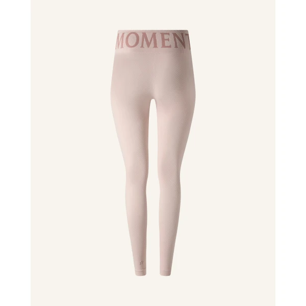 Perfect Moment Seamless Thermal Legging in Oyster Pink, view 6 | Leggings | Luxury Shoes 