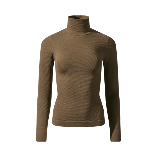 Perfect Moment Seamless Thermal Top in Brown | Long Sleeve | Luxury Shoes 