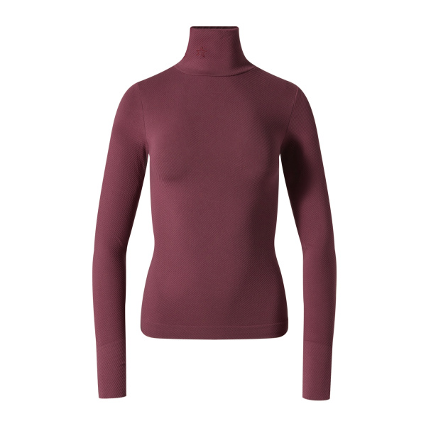 Perfect Moment Seamless Thermal Top in Wine | Long Sleeve | Luxury Shoes 
