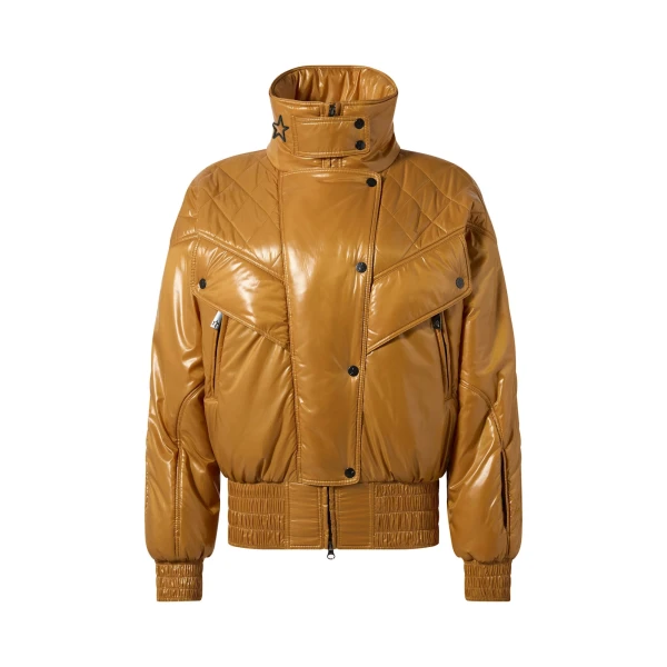 Perfect Moment Solaris Ski Jacket in Toffee | Jackets | Luxury Shoes 