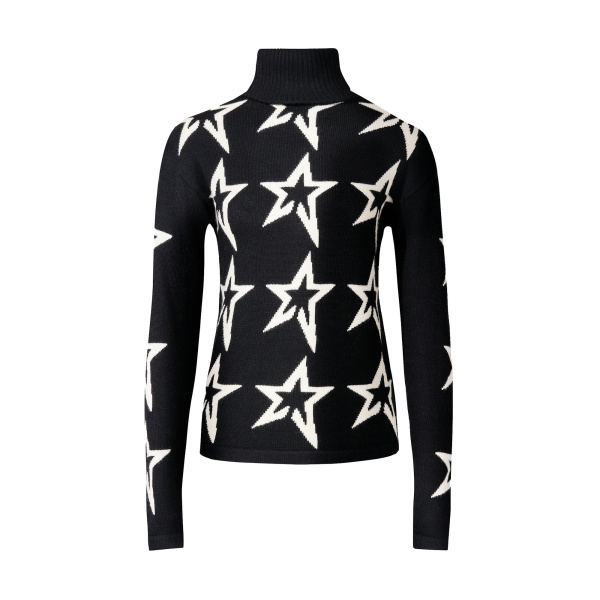 Perfect Moment Star Dust Merino Wool Sweater in Black | Sweaters | Luxury Shoes 