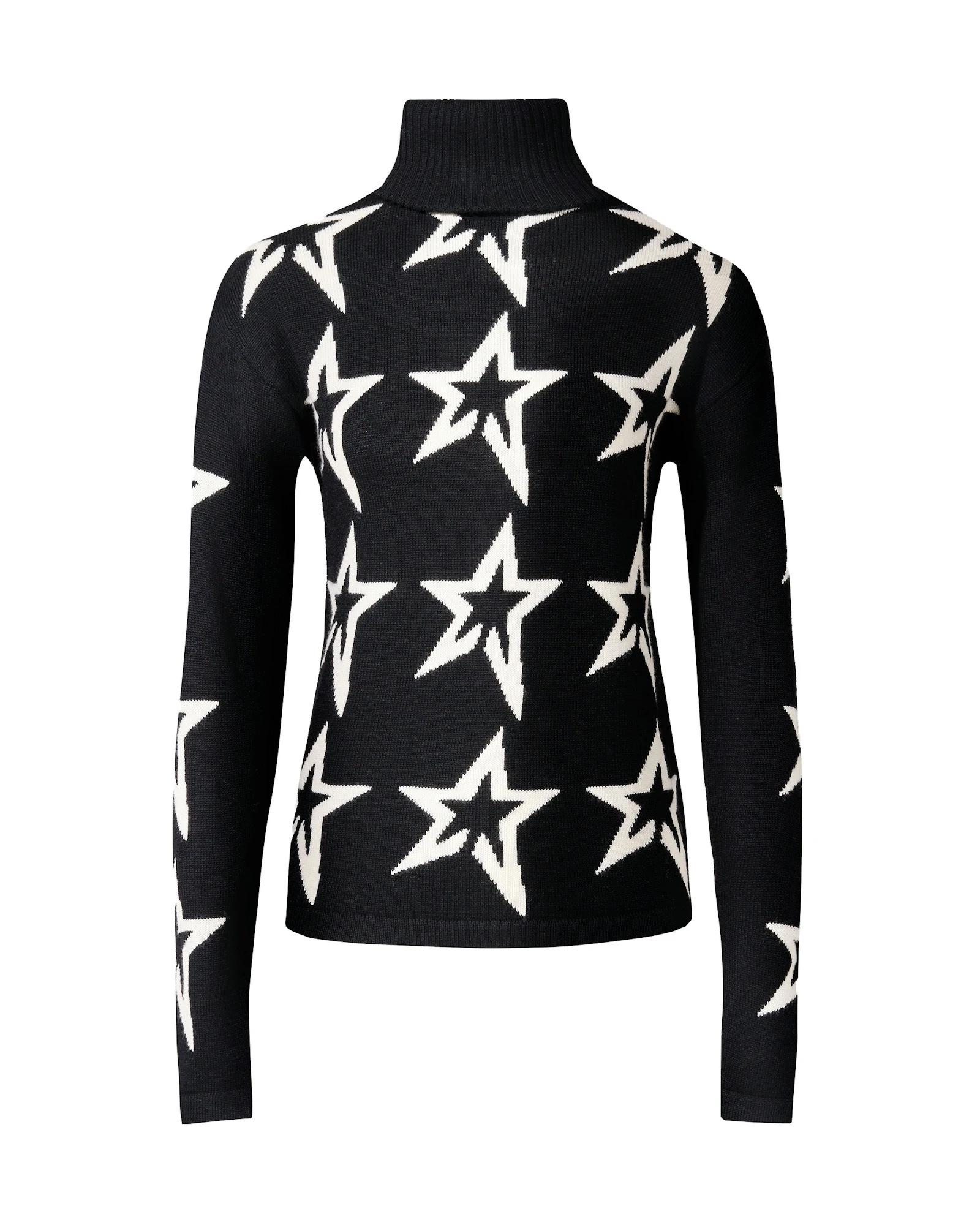 Perfect Moment Star Dust Merino Wool Sweater in Black Perfect Moment Star Dust Merino Wool Sweater in Black | Sweaters | Luxury Shoes