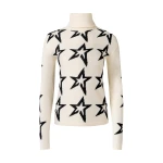 Perfect Moment Star Dust Merino Wool Sweater in White | Sweaters | Luxury Shoes 