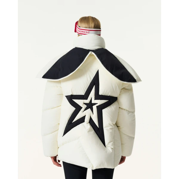 Perfect Moment Supernova Down Parka Jacket in Snow White, view 5 | Jackets | Luxury Shoes 