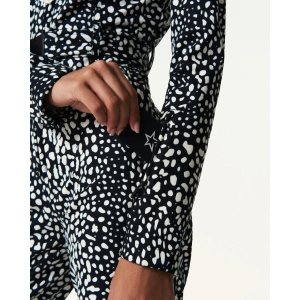 Perfect Moment Tignes Ski Suit in Snow Leopard, view 6 | Jumpsuit | Luxury Shoes 
