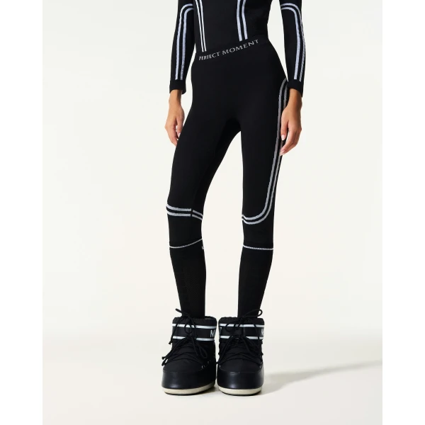 Perfect Moment UYN x Perfect Moment Ski Team Legging in Black, view 3 | Leggings | Luxury Shoes 