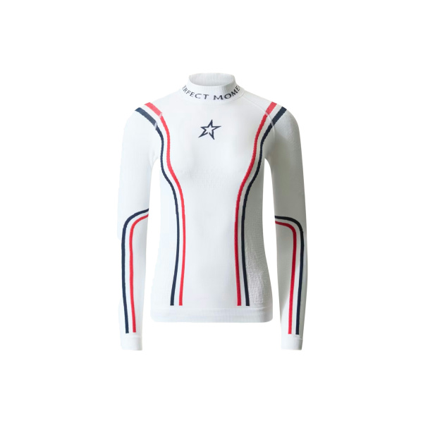 Perfect Moment UYN x Perfect Moment Ski Team Top in White | Long Sleeve | Luxury Shoes 