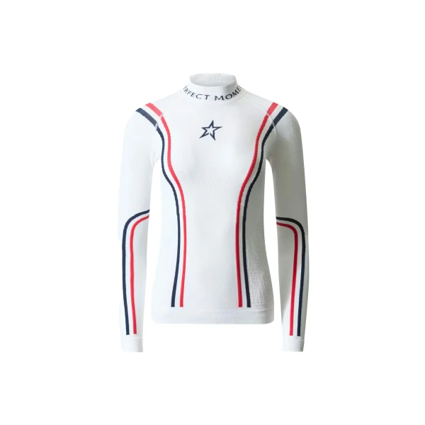 Perfect Moment UYN x Perfect Moment Ski Team Top in White | Long Sleeve | Luxury Shoes 
