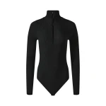 Perfect Moment Wool Blend Base Layer Bodysuit in Black | Bodysuit | Luxury Shoes 