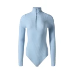 Perfect Moment Wool Blend Base Layer Bodysuit in Cloud Blue | Bodysuit | Luxury Shoes 