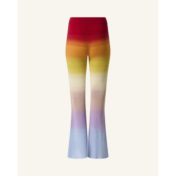 Perfect Moment Wool & Cashmere Rainbow Knit Pant in Rainbow, view 5 | Pants | Luxury Shoes 