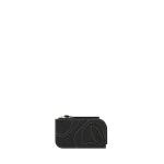 Polène Atla Card Holder in Duo Black | Wallets & Purses | Luxury Shoes 