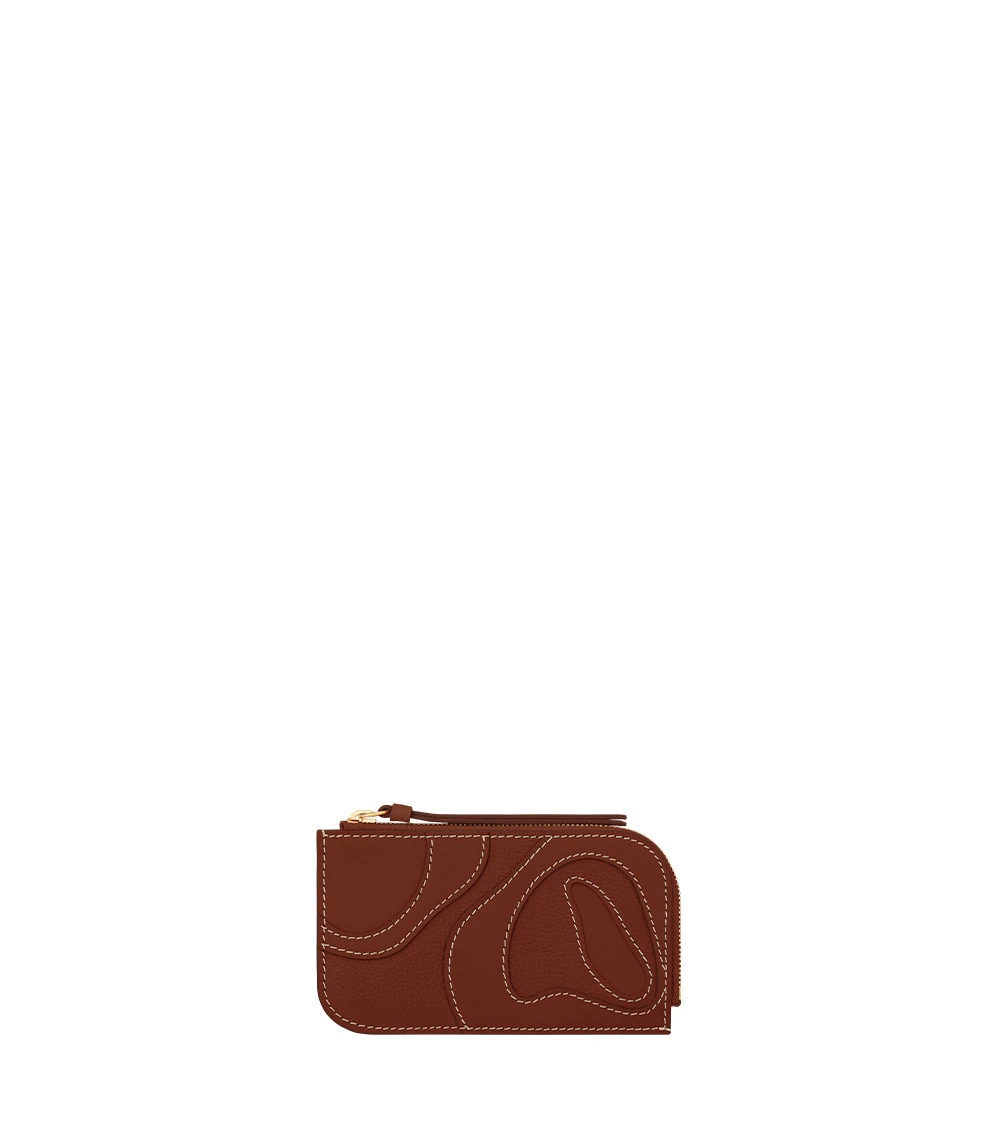 Polène Atla Card Holder in Duo Cognac Polène Atla Card Holder in Duo Cognac | Wallets & Purses | Luxury Shoes