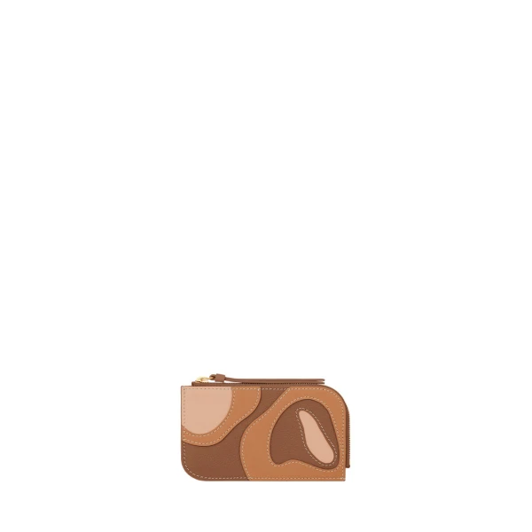 Polène Atla Card Holder in Trio Camel | Wallets & Purses | Luxury Shoes 