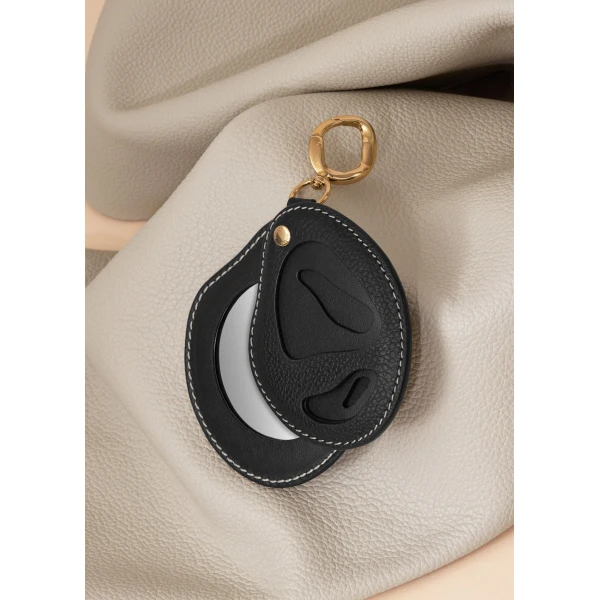 Polène Atla Mirror in Duo Black, view 2 | Accessories | Luxury Shoes 