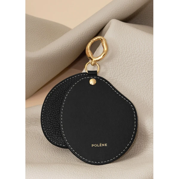 Polène Atla Mirror in Duo Black, view 3 | Accessories | Luxury Shoes 