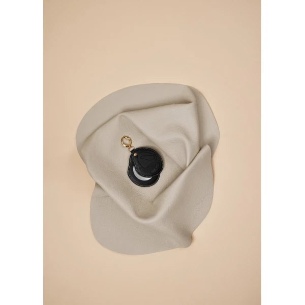 Polène Atla Mirror in Duo Black, view 4 | Accessories | Luxury Shoes 