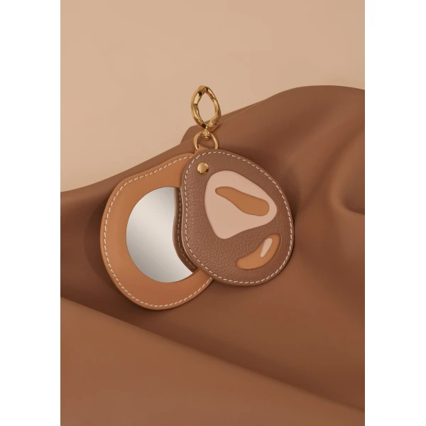 Polène Atla Mirror in Trio Camel, view 2 | Accessories | Luxury Shoes 