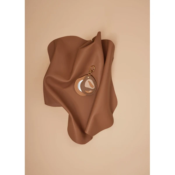 Polène Atla Mirror in Trio Camel, view 4 | Accessories | Luxury Shoes 
