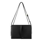 Polène Boky in Textured Black Bag | Shoulder & Crossbody Bags | Luxury Shoes 
