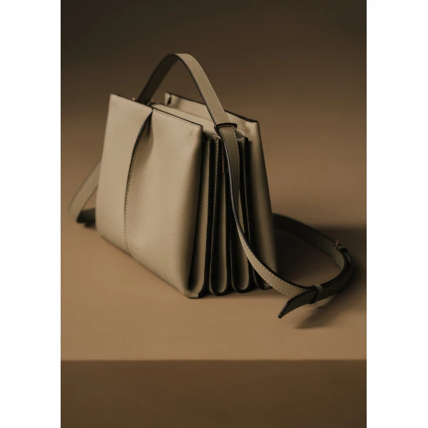 Polène Boky in Textured Desert Bag, view 4 | Shoulder & Crossbody Bags | Luxury Shoes 