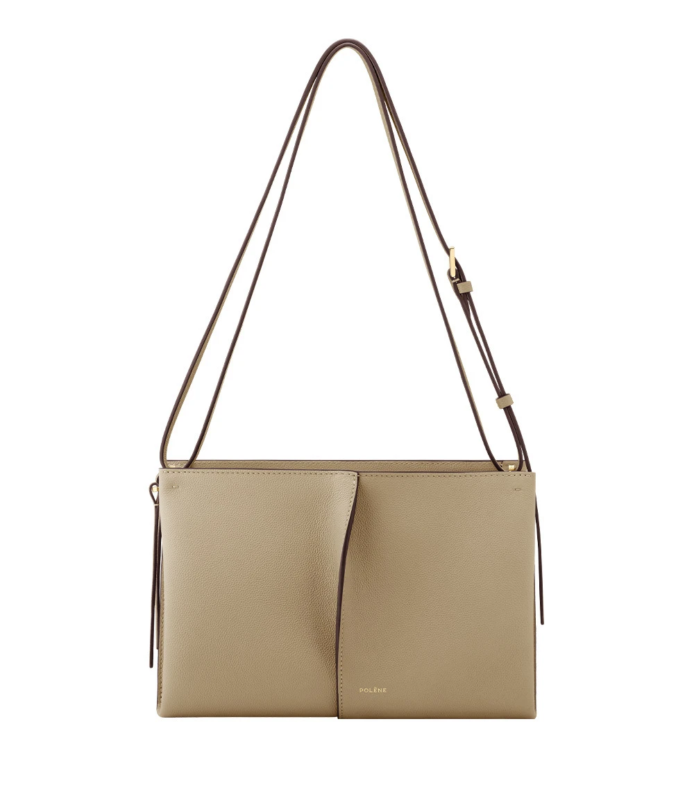 Polène Boky in Textured Desert Bag Polène Boky in Textured Desert Bag | Shoulder & Crossbody Bags | Luxury Shoes