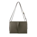 Polène Boky in Textured Smoky Green Bag | Shoulder & Crossbody Bags | Luxury Shoes 