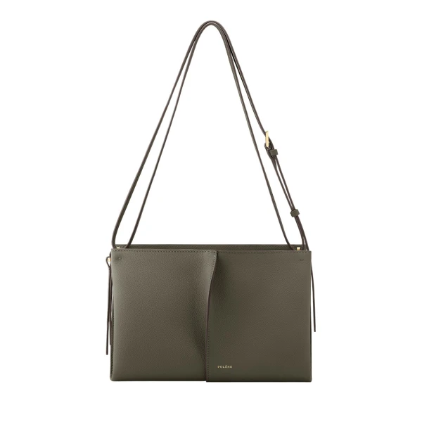Boky in Textured Smoky Green Bag