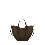 Polène Cyme Mini in Textured Candied Chestnut Bag | Mini Bags | Luxury Shoes 