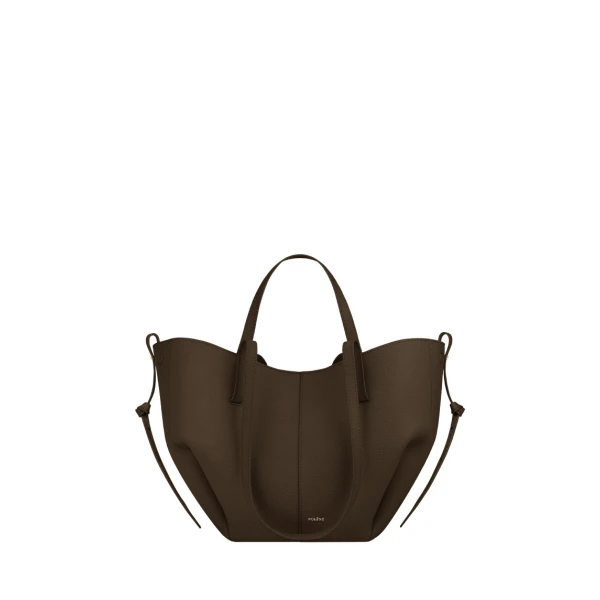 Polène Cyme Mini in Textured Candied Chestnut Bag | Mini Bags | Luxury Shoes 