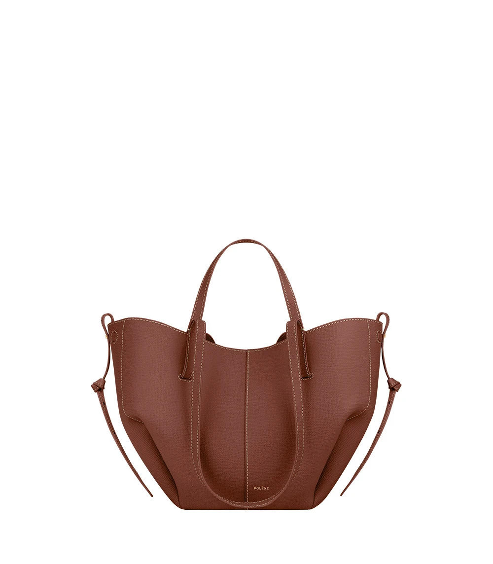 Polène Cyme Mini in Textured Cognac Bag Polène Cyme Mini in Textured Cognac Bag | Mini Bags | Luxury Shoes