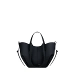 Polène Cyme Mini in Textured Deep Blue Bag | Mini Bags | Luxury Shoes 
