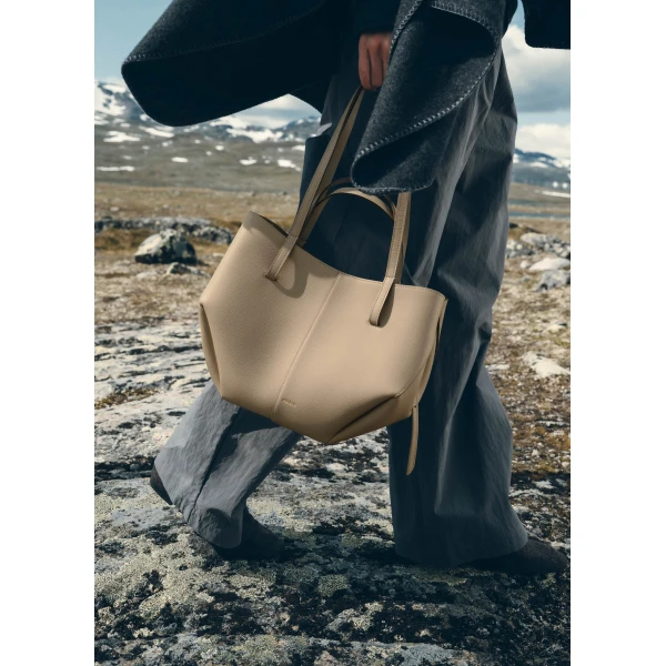 Polène Cyme Mini in Textured Glade Bag, view 5 | Mini Bags | Luxury Shoes 