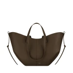 Polène Cyme in Textured Candied Chestnut Bag | Totes & Top-Handle Bags | Luxury Shoes 