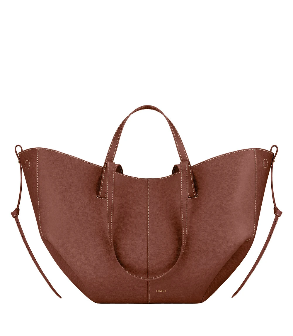 Polène Cyme in Textured Cognac Bag Polène Cyme in Textured Cognac Bag | Totes & Top-Handle Bags | Luxury Shoes