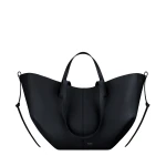 Polène Cyme in Textured Deep Blue Bag | Totes & Top-Handle Bags | Luxury Shoes 