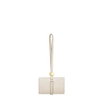 Polène Kayé Card Holder in Textured Duo Chalk | Wallets & Purses | Luxury Shoes 