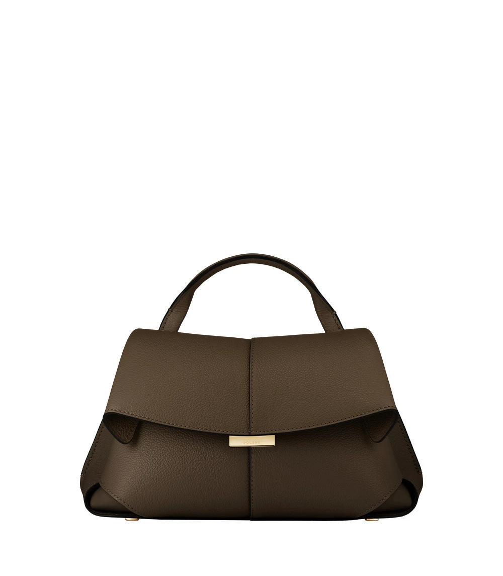 Polène Mokki Mini in Textured Candied Chestnut Bag Polène Mokki Mini in Textured Candied Chestnut Bag | Mini Bags | Luxury Shoes