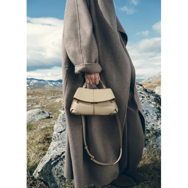 Polène Mokki Mini in Textured Glade Bag, view 4 | Mini Bags | Luxury Shoes 