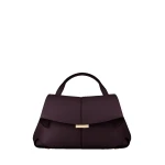 Polène Mokki Mini in Textured Plum Bag | Mini Bags | Luxury Shoes 