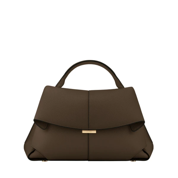 Polène Mokki in Textured Candied Chestnut Bag | Shoulder & Crossbody Bags | Luxury Shoes 