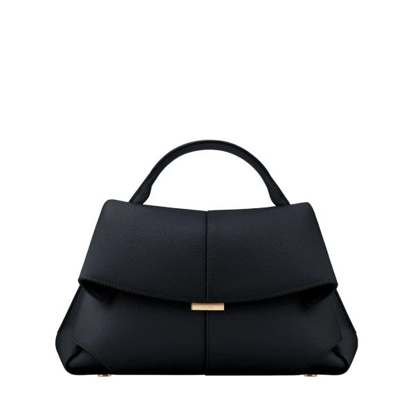 Polène Mokki in Textured Deep Blue Bag | Shoulder & Crossbody Bags | Luxury Shoes 