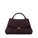 Polène Mokki in Textured Plum Bag | Shoulder & Crossbody Bags | Luxury Shoes 
